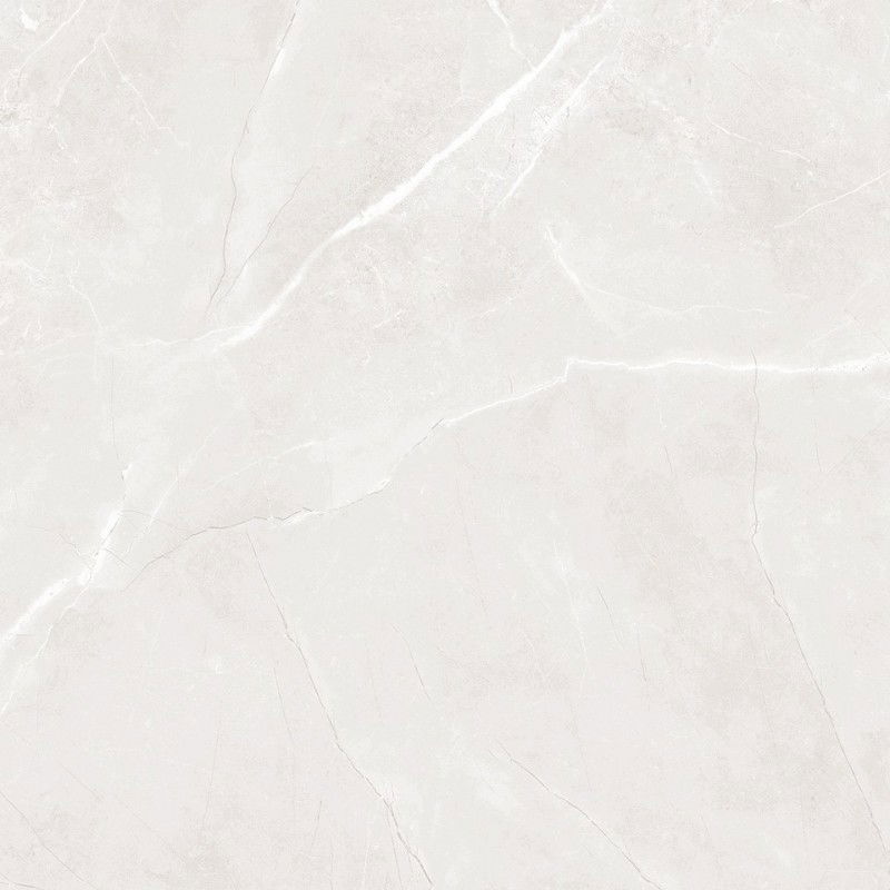 Mexen Boca Bianco glazed porcelain rectified G1, floor and wall tile 60 x 60 cm, gloss - TL102-060-060-00