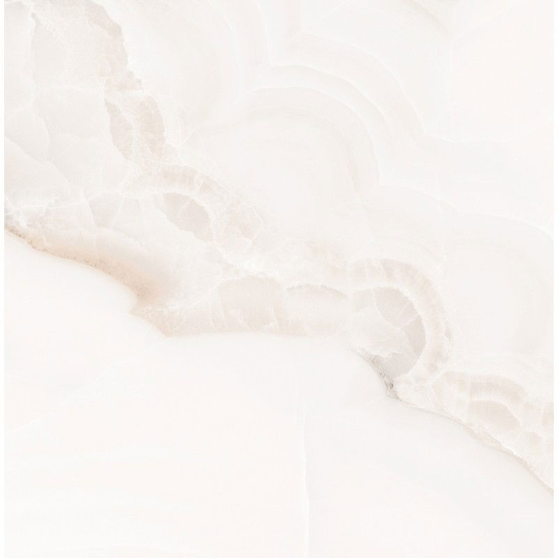 Mexen Onyx White glazed rectified gres G1, floor-wall tile 60 x 60 cm, gloss - TL106-060-060-01