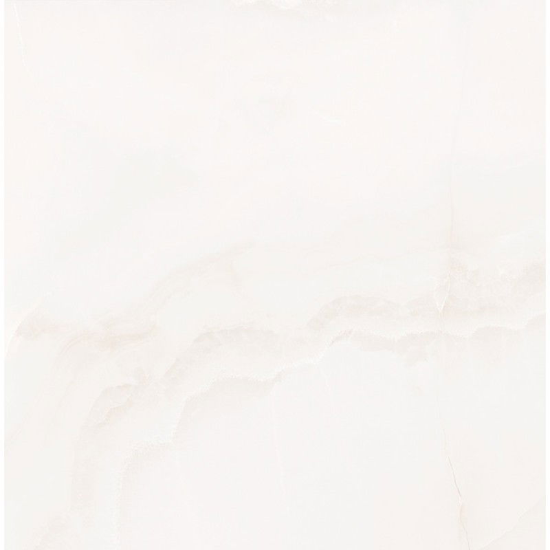 Mexen Onyx White glazed rectified gres G1, floor-wall tile 60 x 60 cm, gloss - TL106-060-060-01