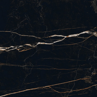 Mexen Flamingo Black glazed rectified gres tile G1, floor-wall tile 60 x 60 cm, high gloss - TL215-060-060-00