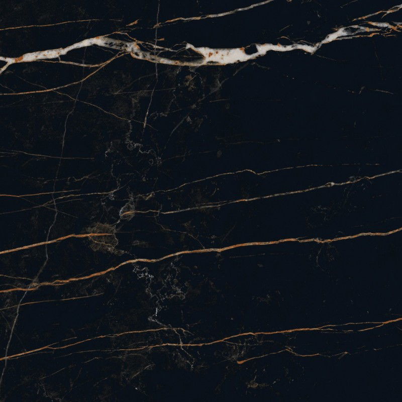 Mexen Flamingo Black glazed rectified gres tile G1, floor-wall tile 60 x 60 cm, high gloss - TL215-060-060-00