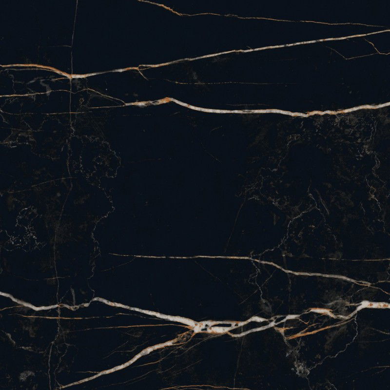 Mexen Flamingo Black glazed rectified gres tile G1, floor-wall tile 60 x 60 cm, high gloss - TL215-060-060-00