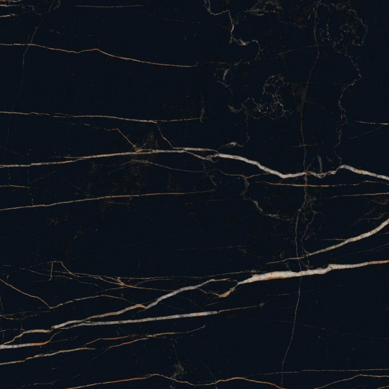 Mexen Flamingo Black glazed rectified gres tile G1, floor-wall tile 60 x 60 cm, high gloss - TL215-060-060-00