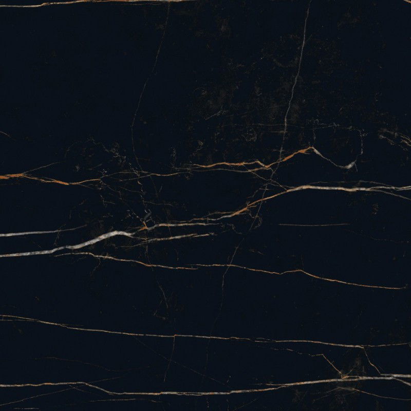 Mexen Flamingo Black glazed rectified gres tile G1, floor-wall tile 60 x 60 cm, high gloss - TL215-060-060-00