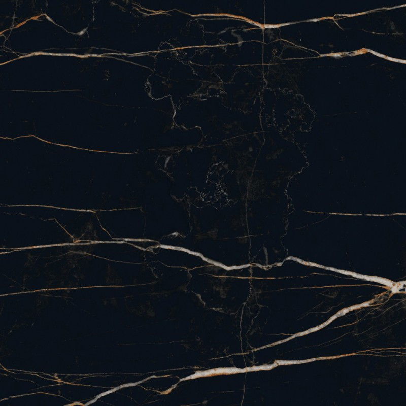 Mexen Flamingo Black glazed rectified gres tile G1, floor-wall tile 60 x 60 cm, high gloss - TL215-060-060-00