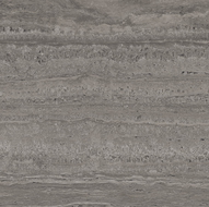 Mexen Neo Travertino Nero glazed rectified stoneware tile G1, floor-wall tile 60 x 60 cm, matte - TL302-060-060-06