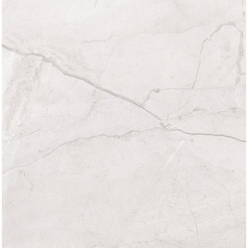 Mexen Morella Bianco glazed porcelain rectified G1, floor-wall tile 60 x 60 cm, carving - TL412-060-060-00