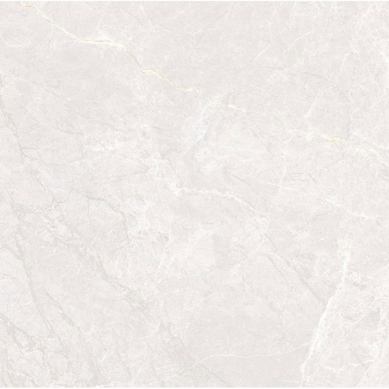 Mexen Egeo White glazed rectified porcelain tile G1, floor and wall tile 60 x 60 cm, carving - TL415-060-060-02