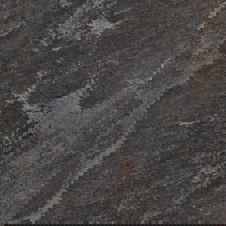 Mexen Blaze Nero glazed stoneware rectified, floor-wall tile 60 x 60 cm, carving - TL420-060-060-01