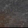 Mexen Blaze Nero glazed stoneware rectified, floor-wall tile 60 x 60 cm, carving - TL420-060-060-01