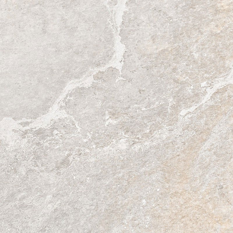 Mexen Blaze Silver glazed rectified gres tile G1, floor-wall tile 60 x 60 cm, carving - TL420-060-060-02