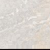 Mexen Blaze Silver glazed rectified gres tile G1, floor-wall tile 60 x 60 cm, carving - TL420-060-060-02