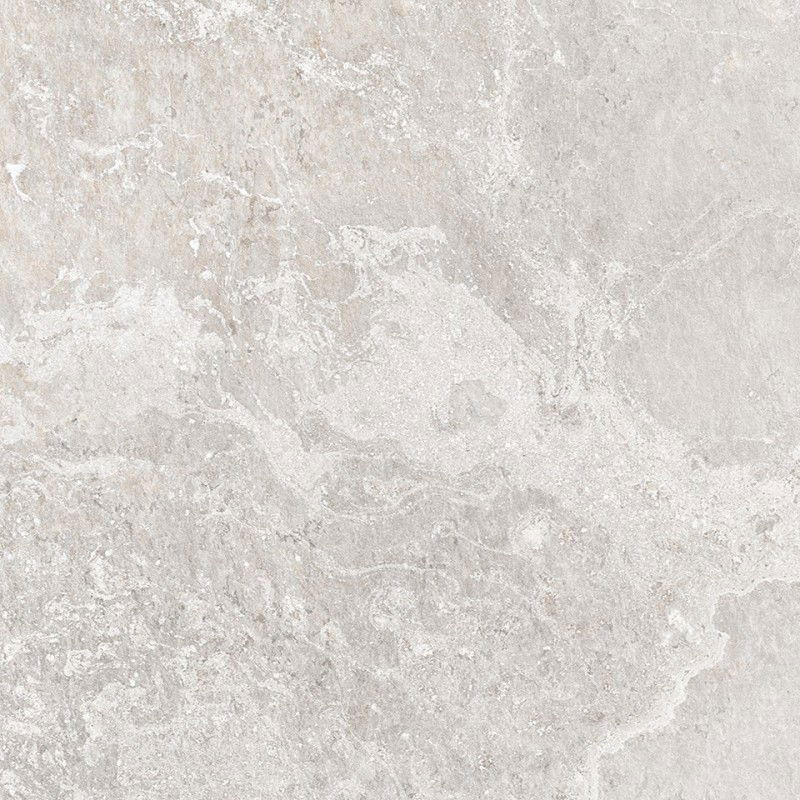 Mexen Blaze Silver glazed rectified gres tile G1, floor-wall tile 60 x 60 cm, carving - TL420-060-060-02