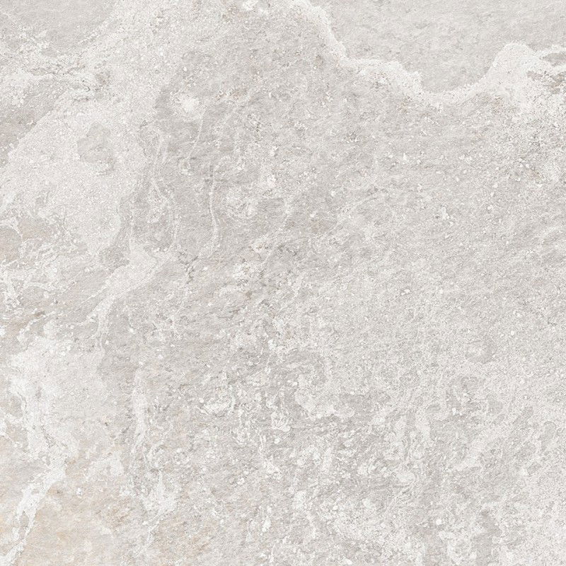 Mexen Blaze Silver glazed rectified gres tile G1, floor-wall tile 60 x 60 cm, carving - TL420-060-060-02