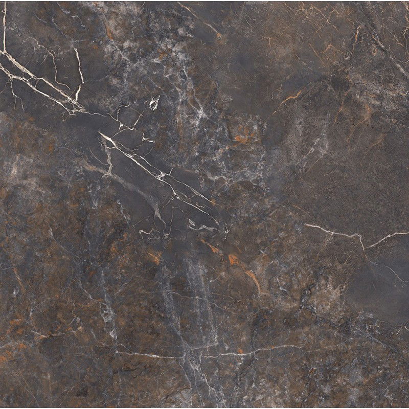 Mexen Visby Black glazed rectified gres G1, floor-wall tile 60 x 60 cm, carving - TL428-060-060-02