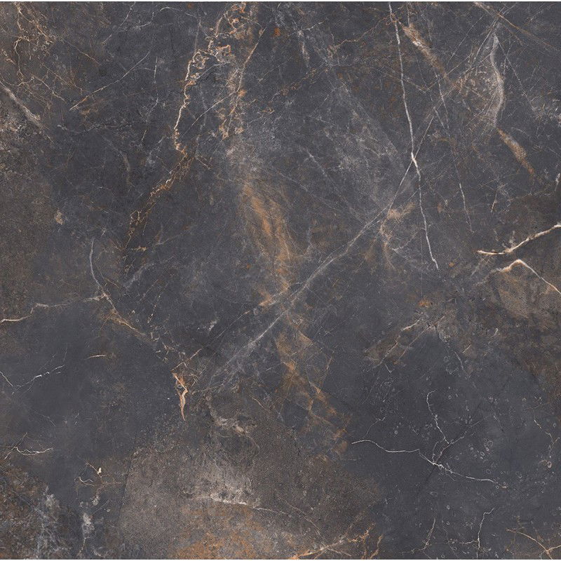 Mexen Visby Black glazed rectified gres G1, floor-wall tile 60 x 60 cm, carving - TL428-060-060-02