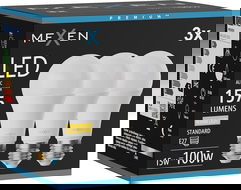 Mexen Nova 3x LED Bulb E27, A60, 15W, Warm - 3000K, 1575 lm - L100-E27-1530-01x03