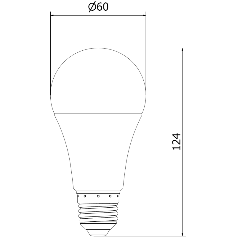 Mexen Nova 3x LED Bulb E27, A60, 15W, Neutral - 4000K, 1575 lm - L100-E27-1540-01x03