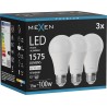Mexen Nova 3x LED Bulb E27, A60, 15W, Neutral - 4000K, 1575 lm - L100-E27-1540-01x03