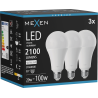 Mexen Nova 3x LED Bulb E27, A70, 20W, Neutral - 4000K, 2100 lm - L100-E27-2040-01x03