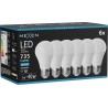 Mexen Nova 6x LED Bulb E27, A60, 7W, Cool - 6500K, 735 lm - L100-E27-0765-01x06