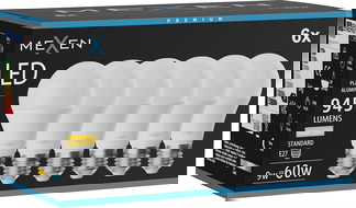 Mexen Nova 6x LED Bulb E27, A60, 9W, Warm - 3000K, 945 lm - L100-E27-0930-01x06