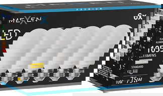 Mexen Nova 6x LED Bulb E27, A60, 10W, Warm - 3000K, 1055 lm - L100-E27-1030-01x06