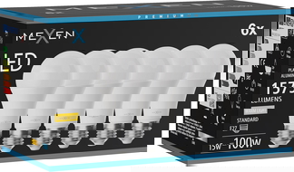 Mexen Nova 6x LED Bulb E27, A60, 15W, Warm - 3000K, 1575 lm - L100-E27-1530-01x06
