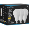 Mexen Nova 3x LED Bulb E27, A95, 25W, Warm - 3000K, 2625 lm - L100-E27-2530-01x03