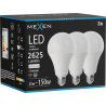 Mexen Nova 3x LED Bulb E27, A95, 25W, Neutral - 4000K, 2625 lm - L100-E27-2540-01x03