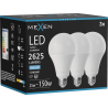 Mexen Nova 3x LED Bulb E27, A95, 25W, Cool - 6500K, 2625 lm - L100-E27-2565-01x03