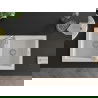 Mexen Mario 2-compartment granite sink 820 x 436 mm, White - 6504822000-20