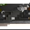 Mexen Mario 2-compartment granite sink 820 x 436 mm, Black/Metallic gold - 6504822000-75