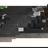 Mexen Andres 1.5-compartment granite sink with a drip tray 1000 x 500 mm, Black - 6515101510-77