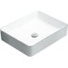 Mexen Estela countertop basin 50 x 40 cm, white/silver - 22105052