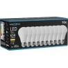 Mexen Nova 10x LED Bulb E27, A60, 6W, Warm - 3000K, 630 lm - L100-E27-0630-01x10