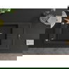 Mexen Elias 1-compartment granite sink with a short drip tray 795 x 480 mm, Black/Metallic gold - 6511791005-75