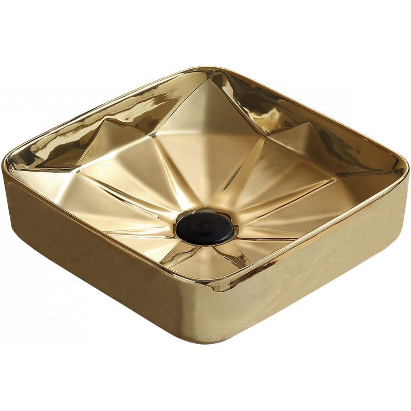 Mexen Elmira countertop washbasin 41 x 41 cm, Gold - 22094150