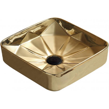 Mexen Elmira 41 x 41 cm countertop basin, gold - 22094150