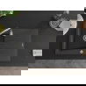 Mexen Cesar 1-compartment granite sink with a drip tray 775 x 470 mm, Spotted black - 6514771010-76