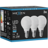 Mexen Nova 3x LED Bulb E14, G45, 3W, Cool - 6500K, 315 lm - L101-E14-0365-01x03