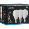 Mexen Nova 3x LED Bulb E14, G45, 5W, Warm - 3000K, 525 lm - L101-E14-0530-01x03