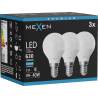 Mexen Nova 3x LED Bulb E14, G45, 6W, Cool - 6500K, 630 lm - L101-E14-0665-01x03