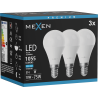 Mexen Nova 3x LED Bulb E14, G45, 10W, Cool - 6500K, 1055 lm - L101-E14-1065-01x03