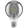 Mexen Vintis 6x LED Filament Bulb E27, G80, 2W, Warm - 2200K, 150 lm, smoke - L155-E27-0222-70x06