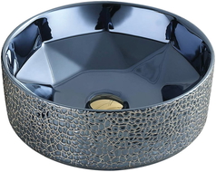 Mexen Lupita countertop washbasin 41 x 41 cm, Blue - 22144163