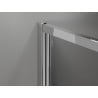 Mexen Exo-3S 3-walled pivot shower cabin 70 x 70 cm, transparent, chrome - 814-070-070-01-00-3S
