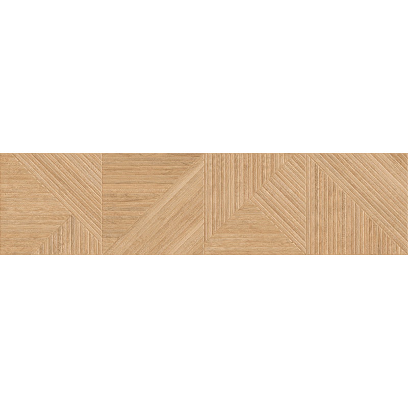 Mexen Ideal  Beige Glazed Rectified Porcelain Tile G1, Wood-like Wall Tile 120 x 30 cm, Matte - TL701-120-030-50