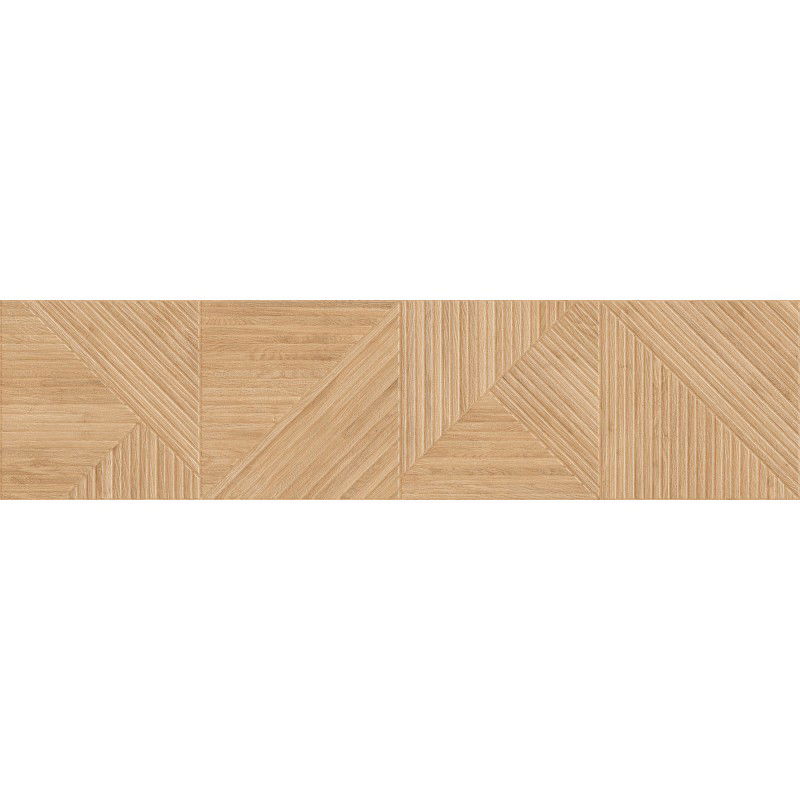 Mexen Ideal  Rectified glazed beige stoneware G1, wood-like wall tile 120 x 30 cm, matte - TL701-120-030-50