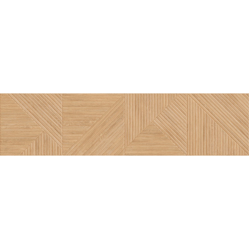 Mexen Ideal  Beige Glazed Rectified Porcelain Tile G1, Wood-like Wall Tile 120 x 30 cm, Matte - TL701-120-030-50